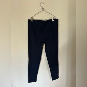 NWT SPANX 2XL Navy Cropped High Rise Leggings